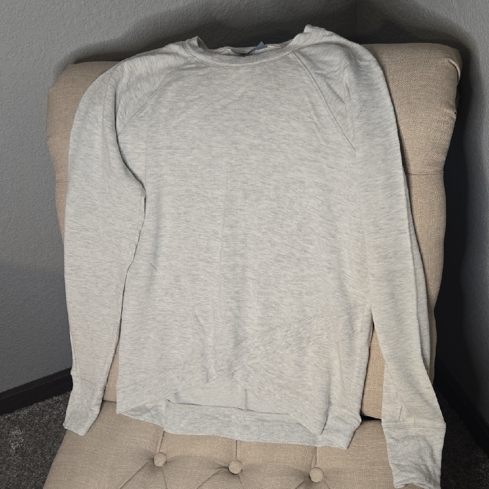 Athleta Off-White Long Sleeve Top
